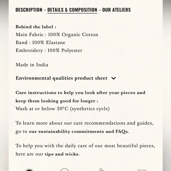 Sezane Liorane Blouse Ecru - Size 4 - Picture 5 of 8